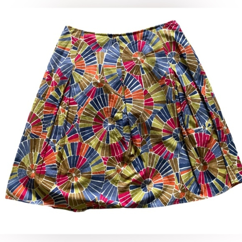 Talbots size 4 Colorful Geometric Patterned Skirt
